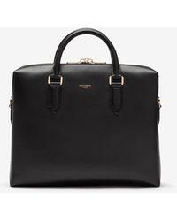 Dolce & Gabbana - Logo Leather Briefcase - Lyst