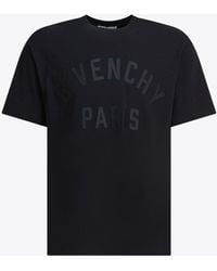 Givenchy - Paris" T-Shirt - Lyst