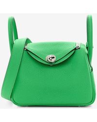 Hermès Mini Evelyne Bag In Capucine Clemence Leather With