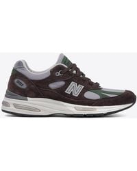 New Balance - 991V2 Low-Top Suede Sneakers - Lyst