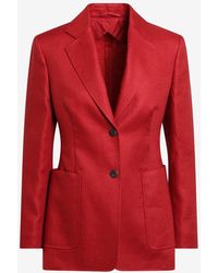 Max Mara - Volonta Single-Breasted Buttoned Blazer - Lyst