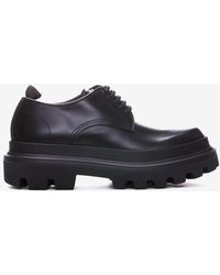 Dolce & Gabbana - Calfskin Hi-Trekking Derby Shoes - Lyst