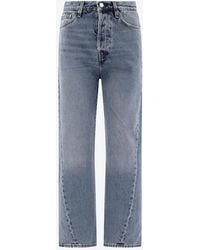 TOTEME - Washed Straight-Leg Jeans - Lyst