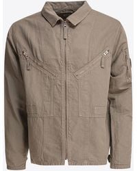 C.P. Company - Signature Lens Zip-Up Overshirt - Lyst