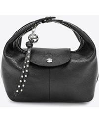 Longchamp - Xs Le Pliage Xtra Leather Top Handle Bag - Lyst