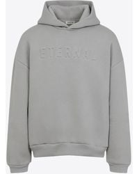 Fear Of God - Eternal Logo Embossed Hoodie - Lyst