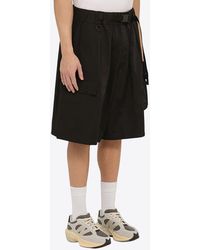 Y-3 - Belted Cargo Shorts - Lyst