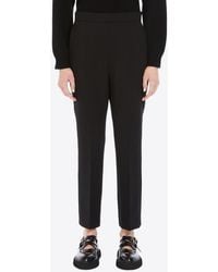 Max Mara - Nepeta Wool Crepe Tailored Pants - Lyst