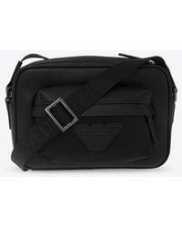 Emporio Armani - Sustainable Logoed Messenger Bag - Lyst
