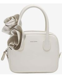 Magda Butrym - Brigitte Square Leather Top Handle Bag - Lyst