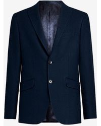 Etro - Single-Breasted Worked Weave Blazer - Lyst