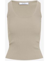 Max Mara - Ghiro Ribbed Knit Tank Top - Lyst