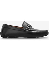 Ferragamo - Byte Gancini Leather Loafers - Lyst