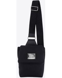 Dolce & Gabbana - Logo Plate Nylon Belt Bag - Lyst