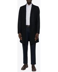 Paul Smith - Essential Wool Blend Coat - Lyst