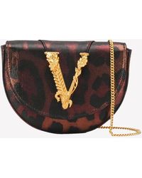 leopard versace belt