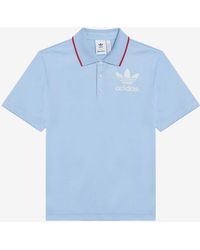 adidas Originals - X Wales Bonner Logo Lettering Polo T-Shirt - Lyst