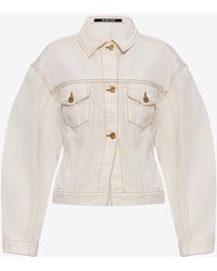 Jacquemus - Fitted Denim Jacket - Lyst