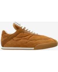 Chloé - Kick Suede Low-Top Sneakers - Lyst
