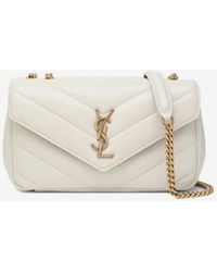 Saint Laurent - Small Loulou Quilted Leather Crossbody Bag - Lyst