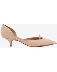 Ferragamo - Gyoia 40 Mini Bow Patent Leather Pumps - Lyst