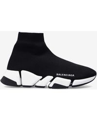 Balenciaga - Speed 2.0 Recycled Knit Sock Sneakers - Lyst