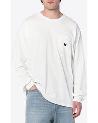 Needles - Long-Sleeved Logo T-Shirt - Lyst