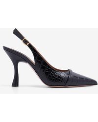 Malone Souliers - Jama 90 Slingback Leather Pumps - Lyst