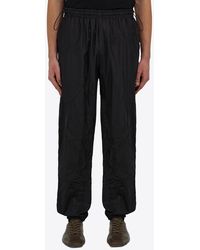 Ferragamo - Logo Patch Drawstring Track Pants - Lyst
