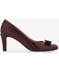 Ferragamo - Carla 70 Vara Bow Pumps - Lyst