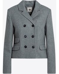 THE GARMENT - Double-Breasted Wool-Blend Blazer - Lyst