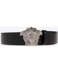 Versace - La Medusa Leather Belt - Lyst