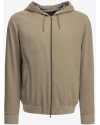 Herno - Resort Hooded Zip-Up Jacket - Lyst