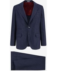 Brunello Cucinelli - Single-Breasted Wool-Blend Suit - Lyst