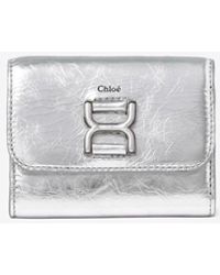 Chloé - Small Marcie Tri-Fold Wallet - Lyst