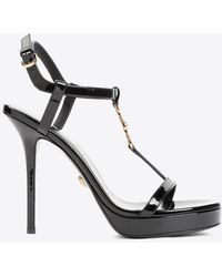 Versace - Medusa '95 120 Patent Leather Sandals - Lyst