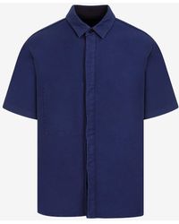 Sacai - Moleskin Short-Sleeved Shirt - Lyst