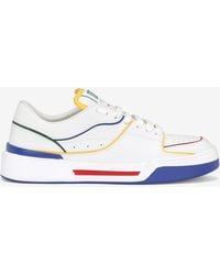 Dolce & Gabbana - White Leather Sneakers - Lyst