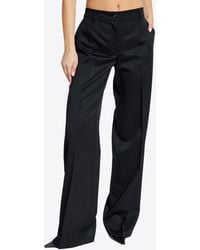 Dolce & Gabbana - Wool Flared Pants - Lyst