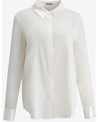 Max & Moi - Levy Silk Buttoned Shirt - Lyst