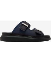 McQueen - Hybrid Slides With Double-Buckles - Lyst