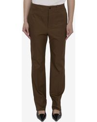 Saint Laurent - Straight-Leg Tailored Pants - Lyst