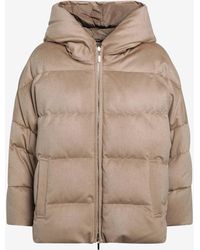 Max Mara - Desiderio Reversible Down Jacket - Lyst