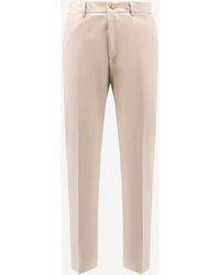 BOSS - Silk-Blend Pants - Lyst