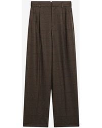 Loro Piana - Wool Checked Tailored Pants - Lyst