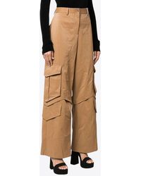 MSGM - Straight-Leg Cargo Pants - Lyst