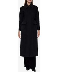 McQueen - Wool And Cashmere Long Coat - Lyst