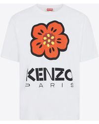 KENZO - Boke Flower Print T-Shirt - Lyst
