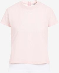 Alaïa - Logo Layered Crewneck T-Shirt - Lyst
