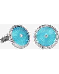 Faberge - Sterling Cufflinks - Lyst